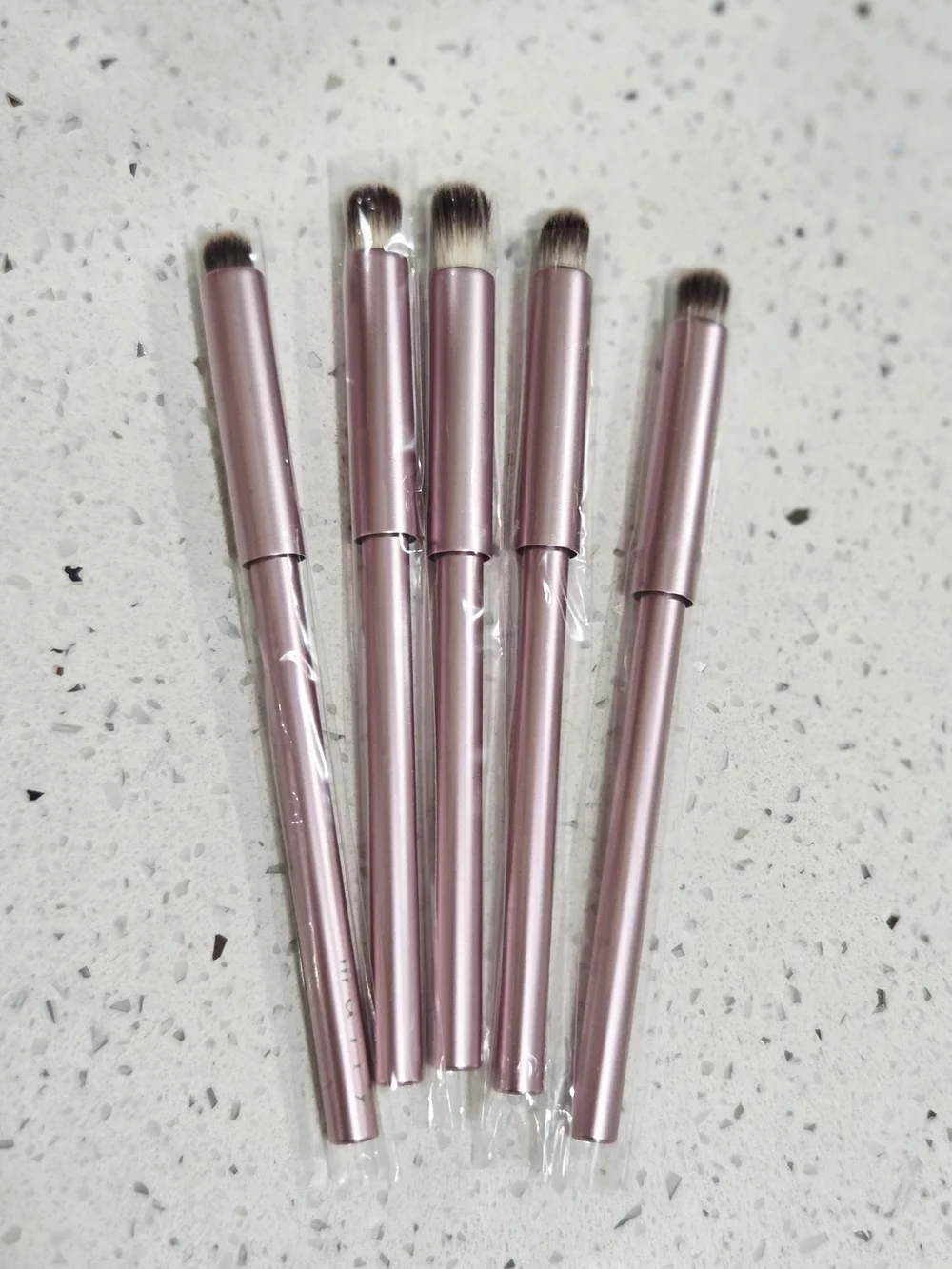 Rose Gold Eye Shader Brush Set – 5-Pack
